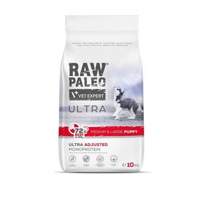 RAW PALEO Ultra Medium&Large Puppy Beef - droogvoer voor puppy's - 10 kg