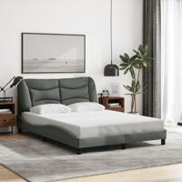 Bedframe zonder matras 120x200 cm stof donkergrijs - thumbnail