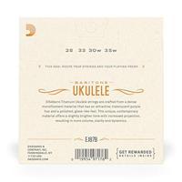 D&apos;Addario EJ87B Pro Arte Titanium snarenset voor bariton ukelele - thumbnail