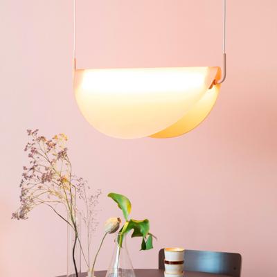 Zuiver Hanglamp 'Rani' Glas, kleur Roze