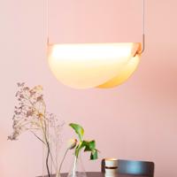 Zuiver Hanglamp 'Rani' Glas, kleur Roze - thumbnail