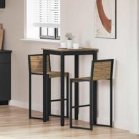 Eettafels Bewerkt hout - thumbnail