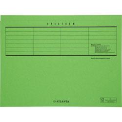 Vouwmap secolor tabrand a4 recy karton 250gr gn