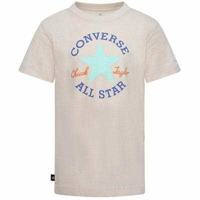 T-Shirt met Korte Mouwen voor kinderen Converse Core Sse Zalm - Maat: 13-15 Jaar