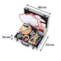 Franken PROFI Presentatiekoffer Aluminium Aantal onderdelen: 2500 48 cm x 16 cm x 37 cm Zilver - thumbnail