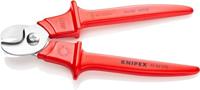 Knipex Kabelschaar ge‹soleerd, met kunststof gespoten, VDE-getest 230 mm - 9506230 - thumbnail