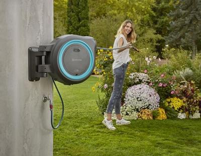 Gardena Wandslangenbox PowerRoll XXL | 40 m x 13 mm | 2,5 Ah 18V accu + oplader - 18645-20 Gardena Wandslangenbox PowerRoll XXL | 40 m x 13 mm | 2,5 Ah 18V accu + oplader - 18645-20