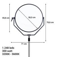 Falcon Eyes Bi-Color LED Lamp Sophiez SO-300TDX op 230V - thumbnail