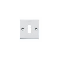 Intersteel Rozet vierkant met sleutelgat groot - chroom mat - thumbnail