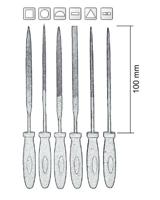 CON:P Set Mini-Vijlen 6-Delig - B20206 - thumbnail
