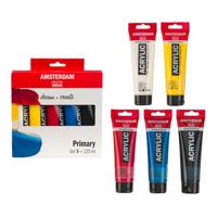 Bruynzeel Amsterdam standard series acrylverf primaire set 120ml, 5dlg. - thumbnail