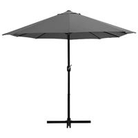 Parasol met aluminium paal 460x270 cm antraciet - thumbnail