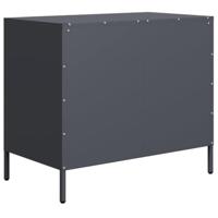 Dressoir 68x39x58,5 cm koudgewalst staal antracietkleurig - thumbnail