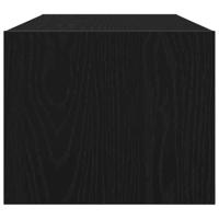 TV-meubel 80x31x25,5 cm spaanplaat zwart eikenkleurig - thumbnail