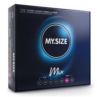 MySize PRO 64mm - Ruimere XXL Condooms Mix- 28 stuks - thumbnail