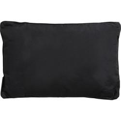 Sierkussen 60x40 piping Panama black