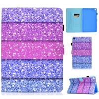 Gekleurde tekening patroon horizontale Flip PU lederen draagtas met houder & kaartsleuven & slaap/Wake-up functie voor Galaxy tab S5e 10 5/T720/T725 ( - thumbnail