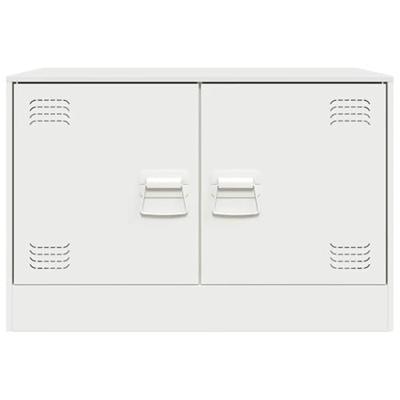 Tv-meubelen 2 st 67x39x44 cm staal wit