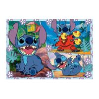 Clementoni legpuzzel super color maxi disney stitch, 104st. - thumbnail