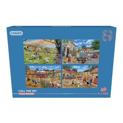 Call the Vet Puzzel 4x 500 Stukjes
