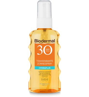 Biodermal Transparantspray hydraplus SPF30 175 Milliliter
