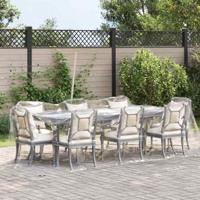 VidaXL Doorzichtig zeildoek met zeilringen 2x6 m pvc - thumbnail