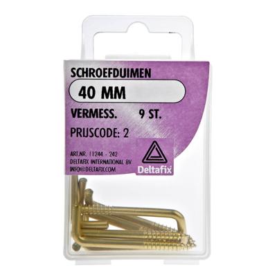 Schroefduim 40mm vermess 9st Deltafix - Deltafix