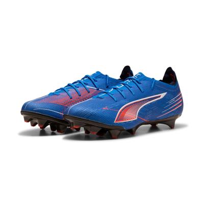 PUMA Ultra 6 Ultimate Carbon Gras Voetbalschoenen (FG) Blauw Wit Felrood