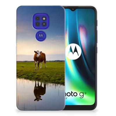 Motorola Moto G9 Play | E7 Plus | TPU Hoesje | Koe