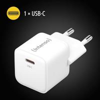 Intenso POWER ADAPTER USB-C GAN/7803022 Universeel Wit AC Snel opladen Binnen - thumbnail