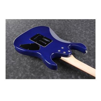 Ibanez GRX70QAL GIO Transparent Blue Burst linkshandige elektrische gitaar