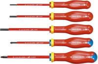 Facom set van 5 1000V schroevendraaiers met extra dun bled: sleuf en PZ - ATD.J5TVEPB - thumbnail