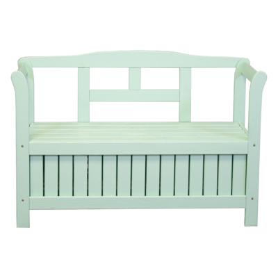 Pinokkio 2-persoons houten koffer tuinbank groen Pinokkio 2-persoons houten koffer tuinbank groen