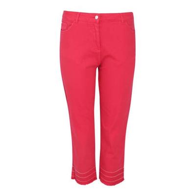 Paprika high waist straight fit capri rood Paprika high waist straight fit capri rood