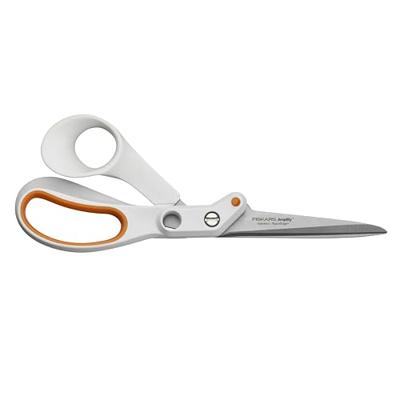 Fiskars stofschaar softgrip rechtshandig 21cm wit