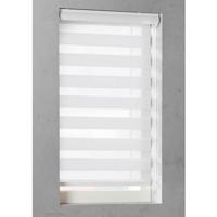 Rollit Noah Duo Rolgordijn Wit - thumbnail