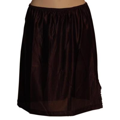 J&C gladde onderrok dames 50 cm - Wit, zwart, huidskleur