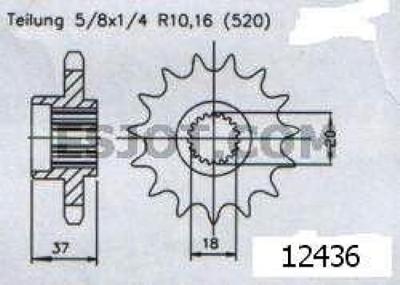 ESJOT Sprocket 520 17z standard