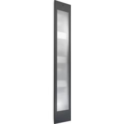 Sunshower Deluxe Black UV en Infrarood Inbouwapparaat 32x187x16 cm Aluminium Zwart