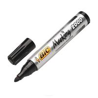 Bic permanent marker 2000, doos met 4 stuks in geassorteerde kleuren - thumbnail