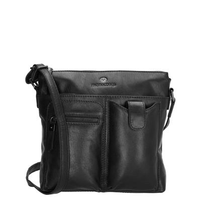 Hide & stitches porto schoudertas-Black