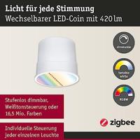 Paulmann 92470 Base Coin LED-inbouwlamp Energielabel: F (A - G) LED 4.9 W Satijn - thumbnail