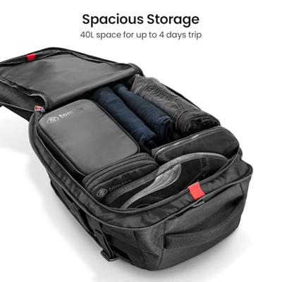 Tomtoc Navigator-T66 Travel Laptop backpack, zwart