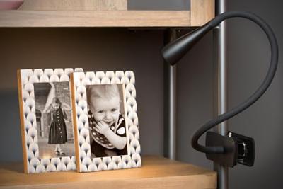 Lucide ZOZY - Klemlamp - LED 3 StepDim - 1x4W 3000K - Zwart