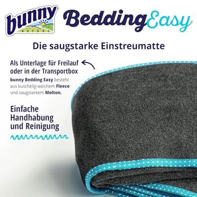 BUNNY NATURE BUNNYBEDDING EASY PLASMAT TURQUOISE - thumbnail