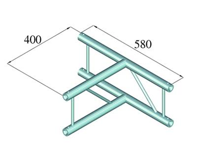ALUTRUSS DECOLOCK DQ2-PAT36V 3-way T-Piece 90Â°