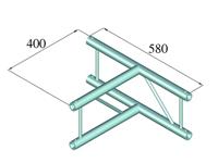 ALUTRUSS DECOLOCK DQ2-PAT36V 3-way T-Piece 90Â° - thumbnail