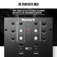 Numark M101 Total Black 2-kanaals scratch mixer - thumbnail
