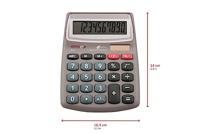 GENIE 540 Bureaurekenmachine Grijs Aantal displayposities: 10 werkt op zonne-energie, werkt op batterijen (b x h x d) 105 x 30 x 140 mm - thumbnail