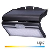 Wandlamp EDM 31849 Zwart 6 W 430 Lm 6500 lm Bewegingssensor Zon (6500 K) - thumbnail